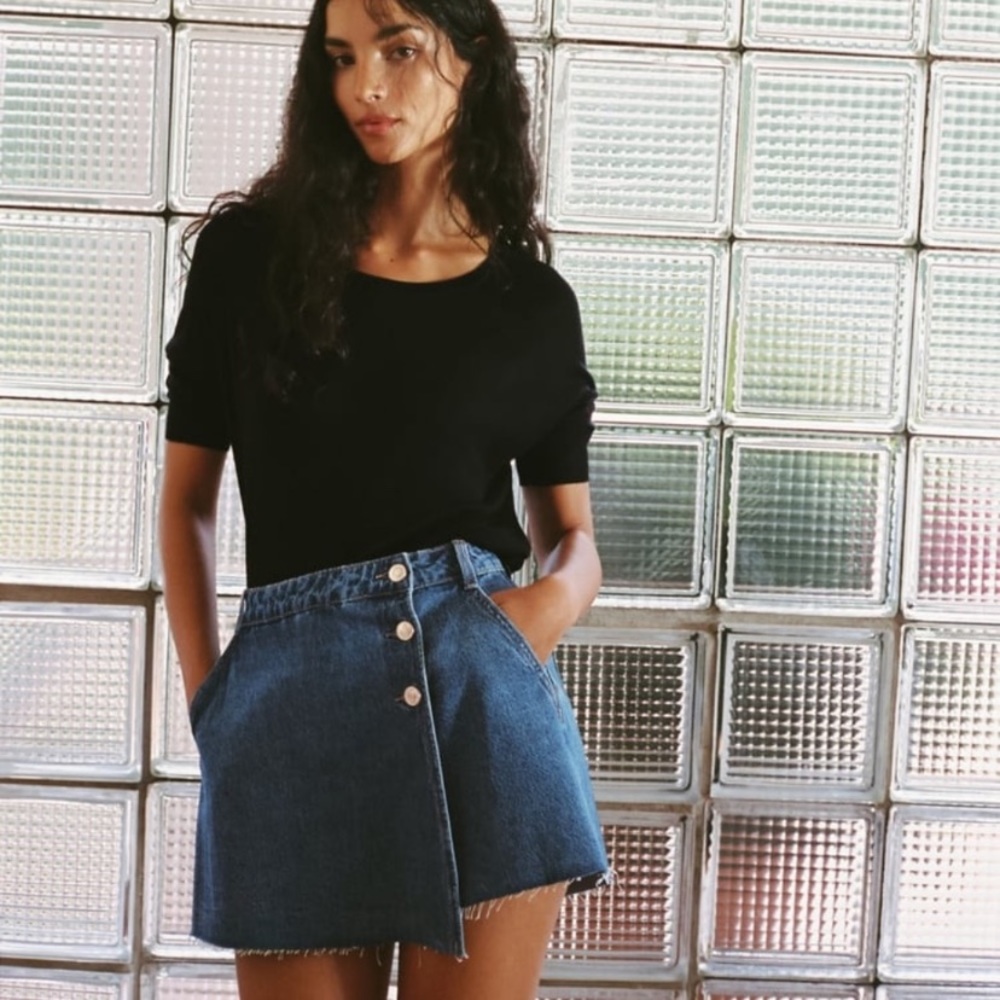 Zara Denim Skort